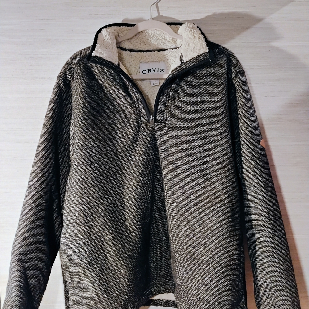 Orvis Men's Gray Sweater